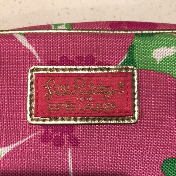 Lilly Pulitzer Estée Lauder Small Cosmetic Makeup Bag - Picture 2 of 4